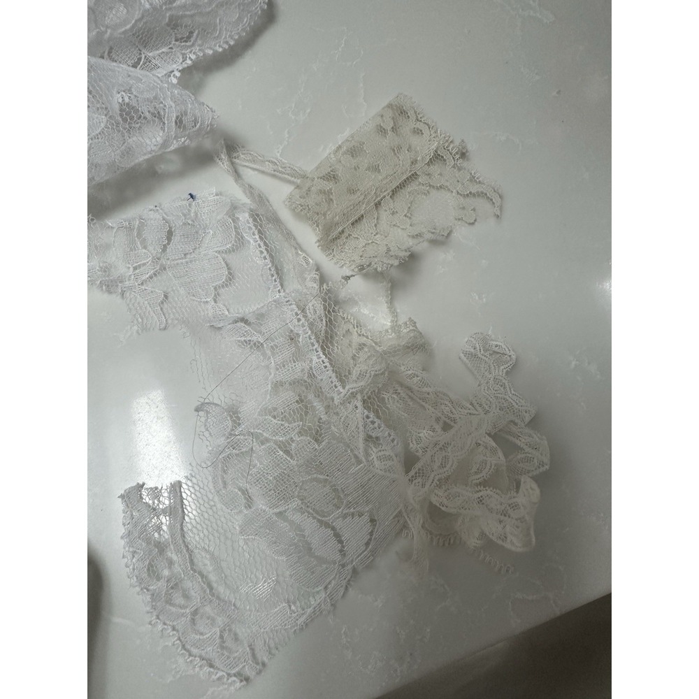 Vintage 50s 60s 70s Lace Lot For Sewing Or Crafts - Picture 4 of 5